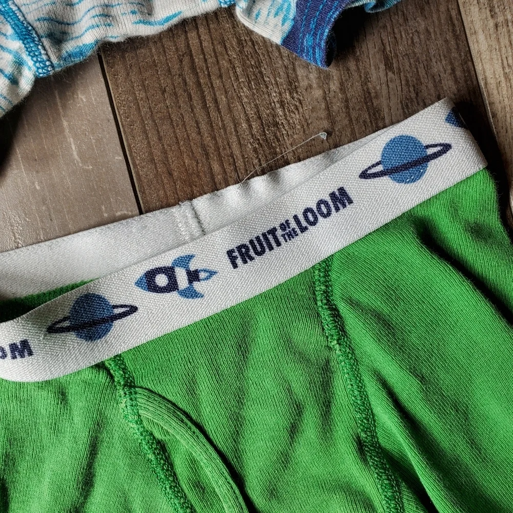 Hanes & Fruit of the Loom Toddler Boy Boxer Brief Underwear Bundle Size 2T-3T